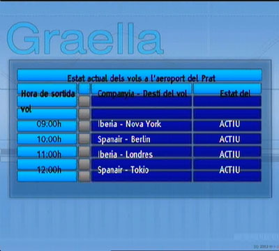 Text layout example for tables - implementation 3